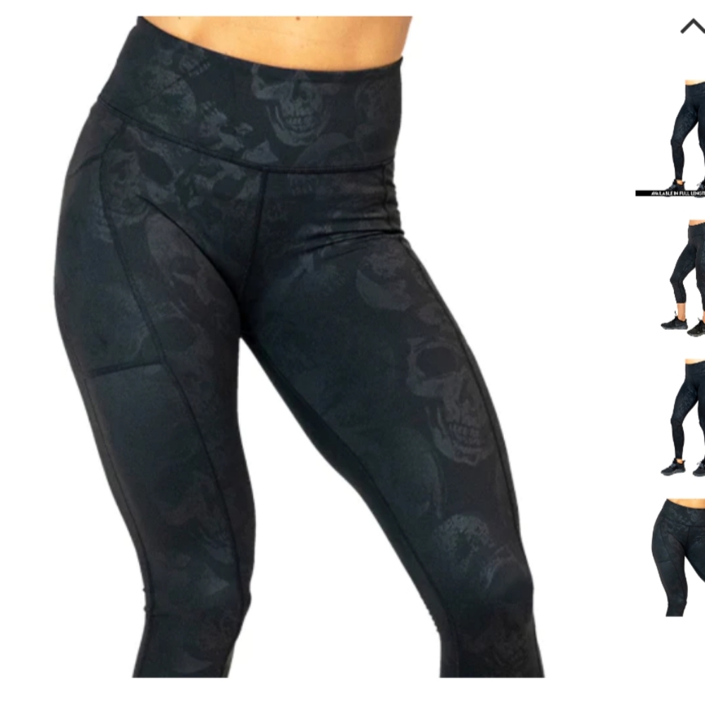 CVG Shadow Skull Capris - Size L (damaged)